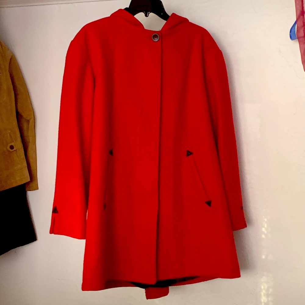 Hooded Wool Coat